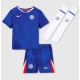 Billige Fotballdrakt Chelsea Liam Delap #9 Replika Hjemmedraktsett Barn 2025-26 Kortermet (med bukser)